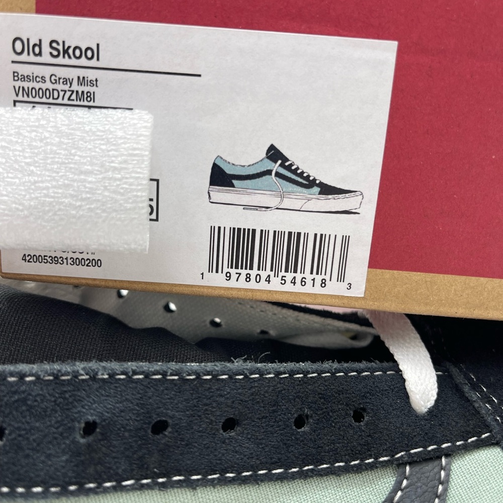 Vans Men’s Old Skool
Basics Gray Mist
VN000D7ZM8I Sneakers - Picture 15 of 16